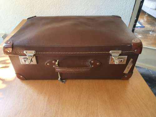 Vintage cardboard suitcase